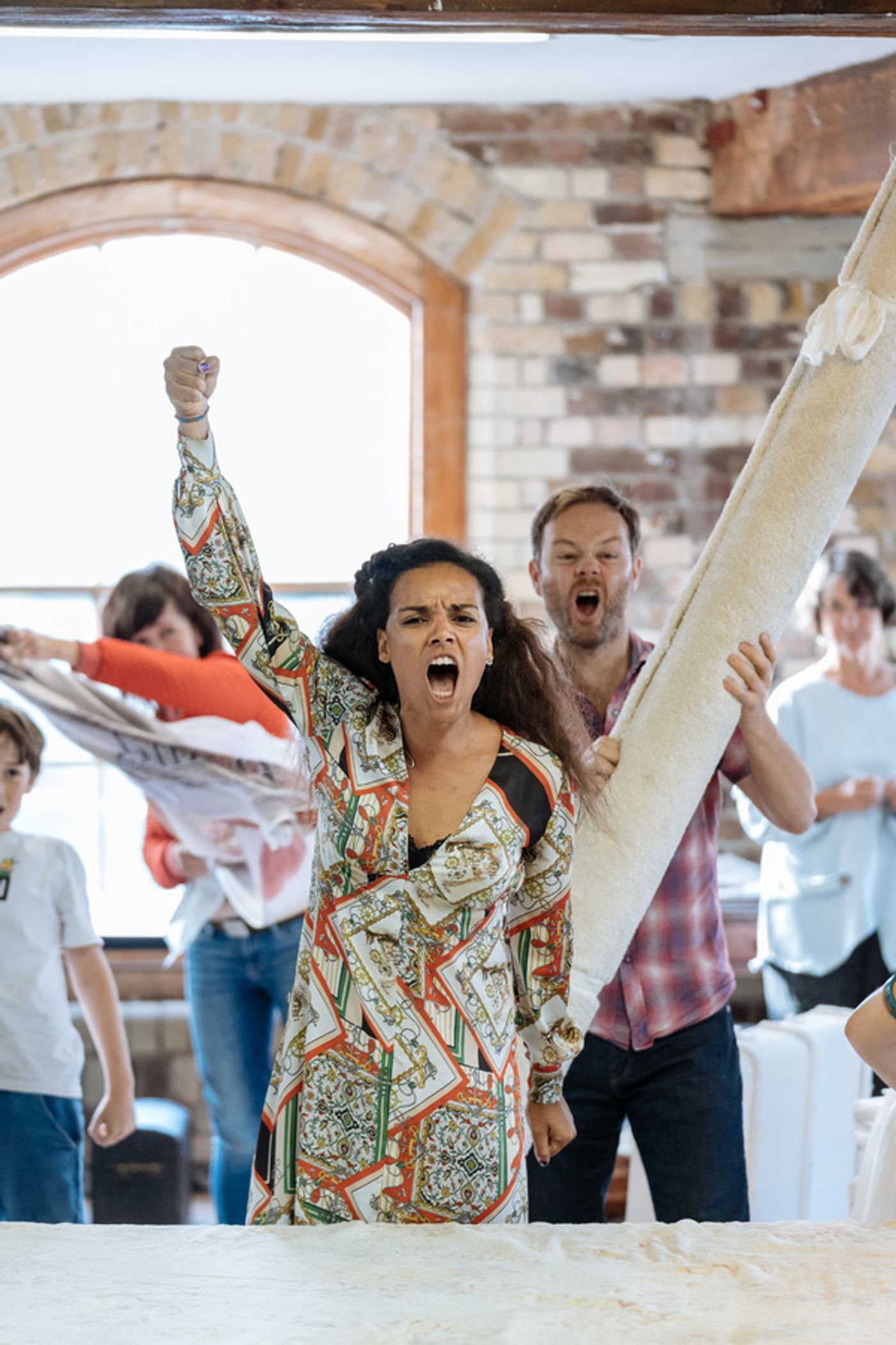 Photo Flash: Inside Rehearsal For THE WATSONS at Menier  Image
