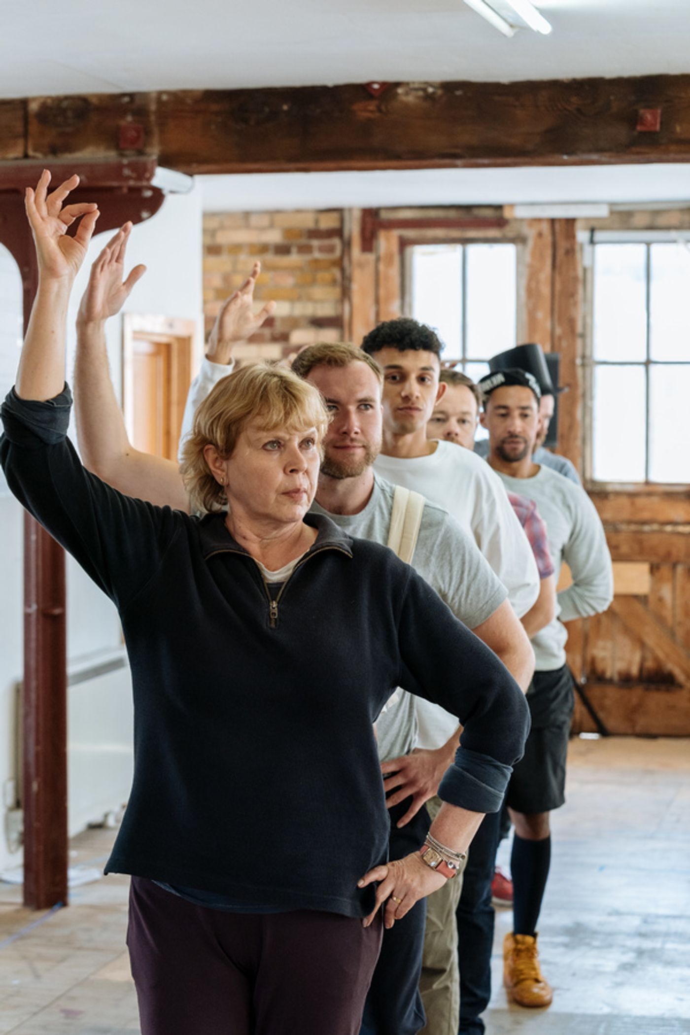 Photo Flash: Inside Rehearsal For THE WATSONS at Menier  Image