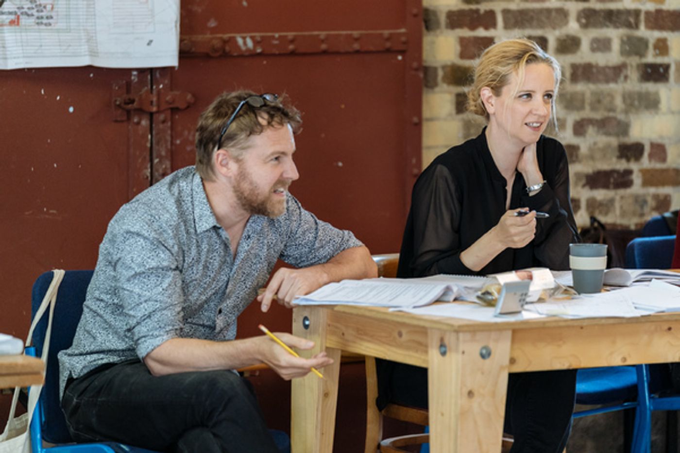 Photo Flash: Inside Rehearsal For THE WATSONS at Menier  Image
