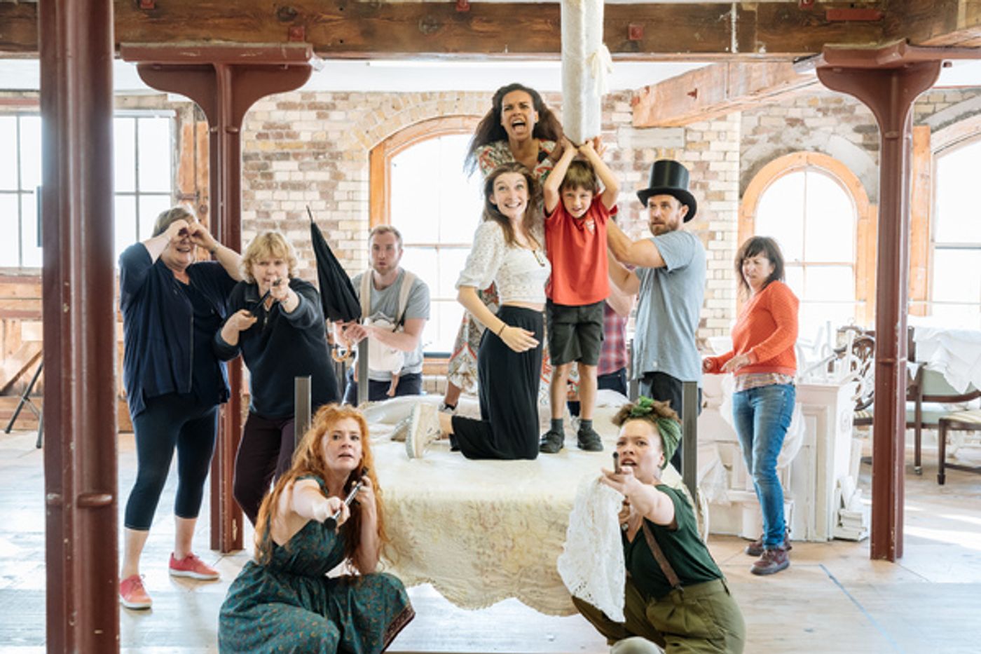 Photo Flash: Inside Rehearsal For THE WATSONS at Menier  Image