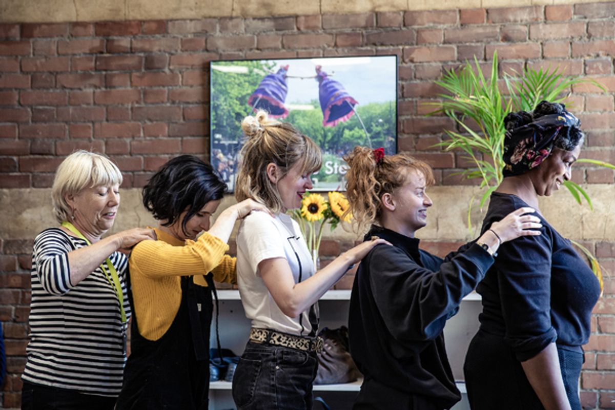 Tricia Kelly, Jasmine Jones, Sally Tatum, Hannah Hutch, Sandra James-Young at 