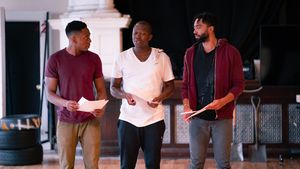 Patrick Agada, Manny Buckley and Rashaad Hall @ BroadwayWorld Patrick Agada, Manny Buckley and Rashaad Hall Photo