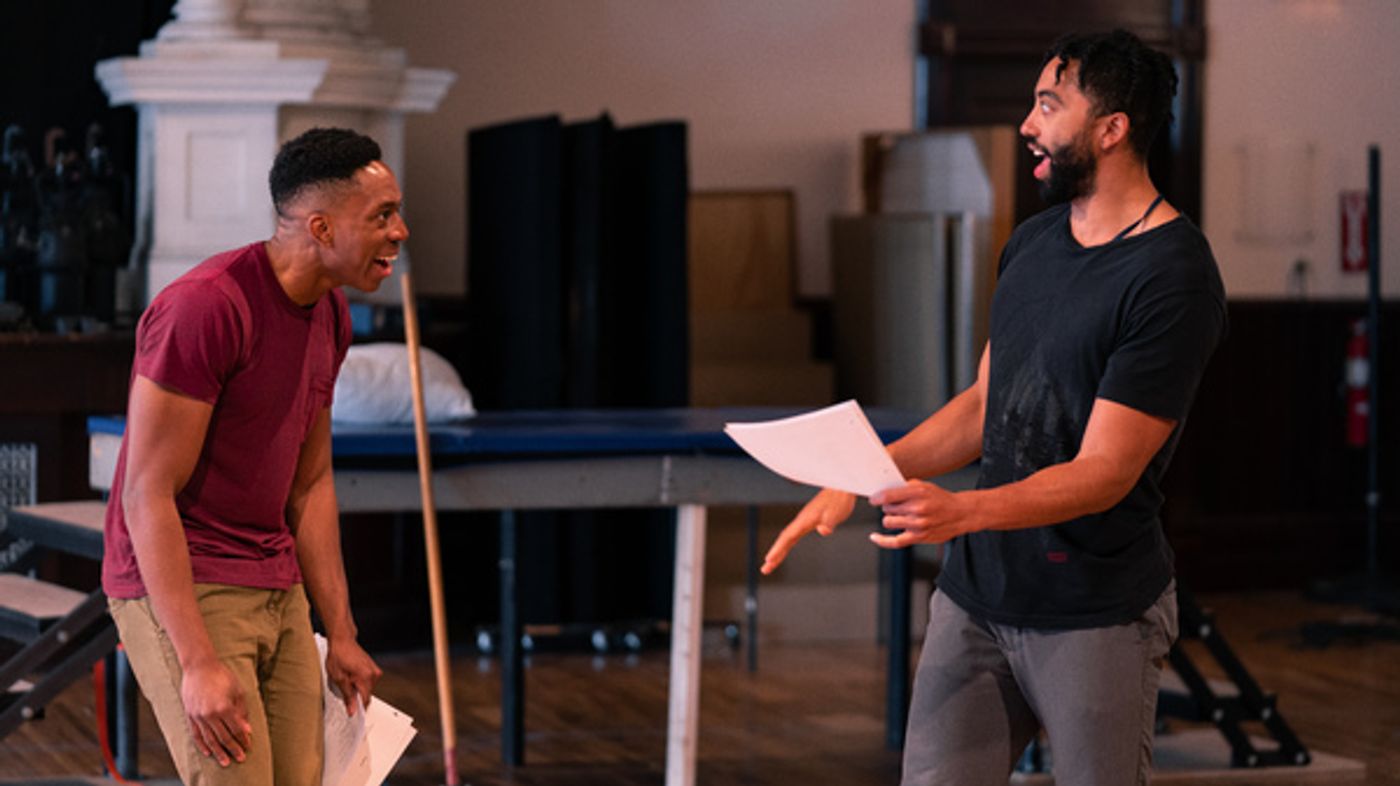 Photo Flash: In Rehearsal with Steppenwolf's THE BROTHERS SIZE  Image
