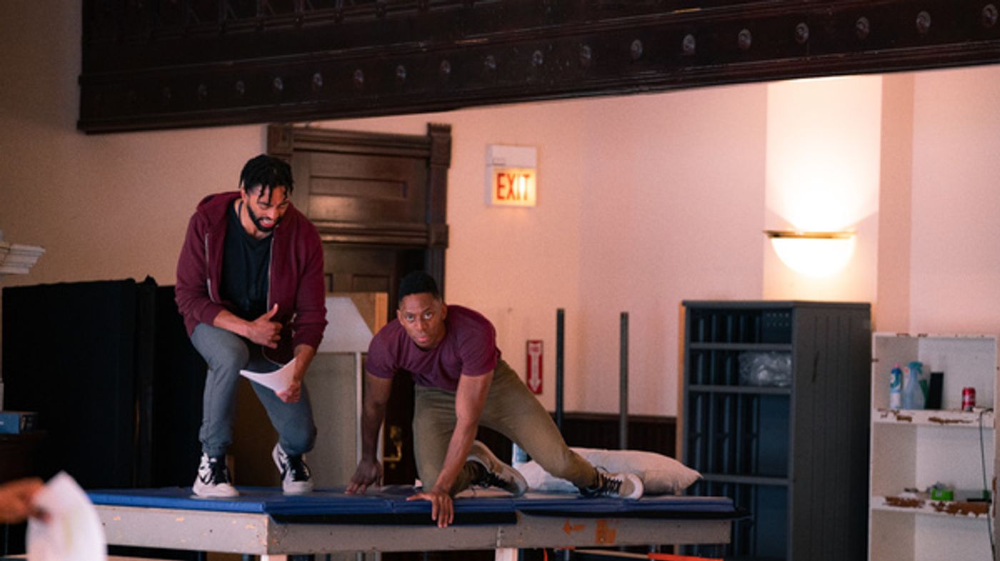 Photo Flash: In Rehearsal with Steppenwolf's THE BROTHERS SIZE  Image