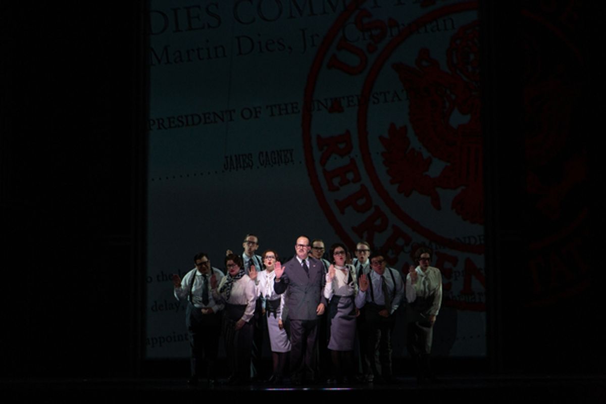 Darrin Baker as Jack Warner and Ensemble (1) at 