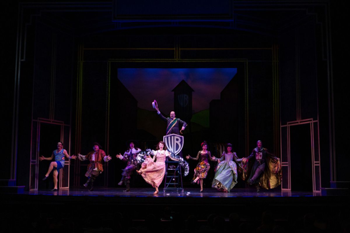 Darrin Baker as Jack Warner and Ensemble at 