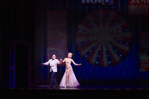 Robert Creighton as James Cagney and Jessica Wockenfuss as Willie Cagney @ BroadwayWorld Robert Creighton as James Cagney and Jessica Wockenfuss as Willie Cagney Photo