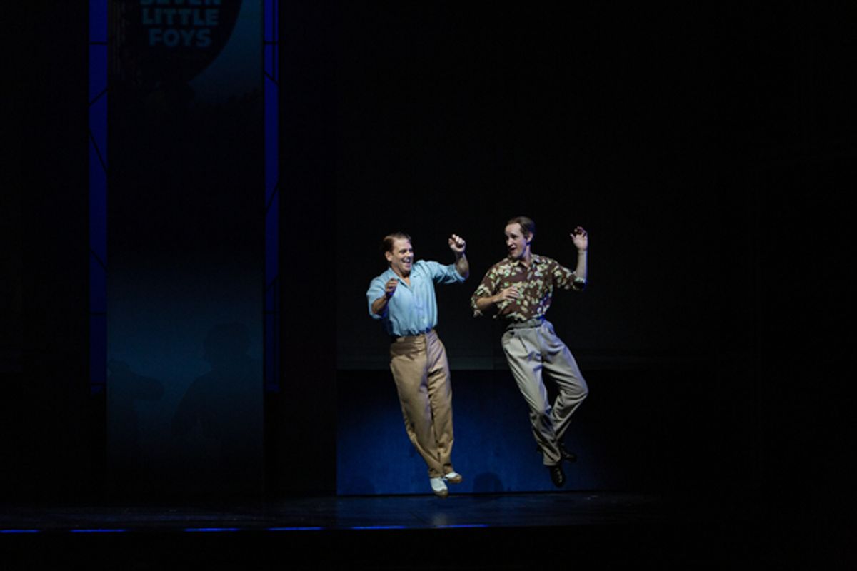 Robert Creighton as James Cagney and Matt Crowle as Bob Hope at 