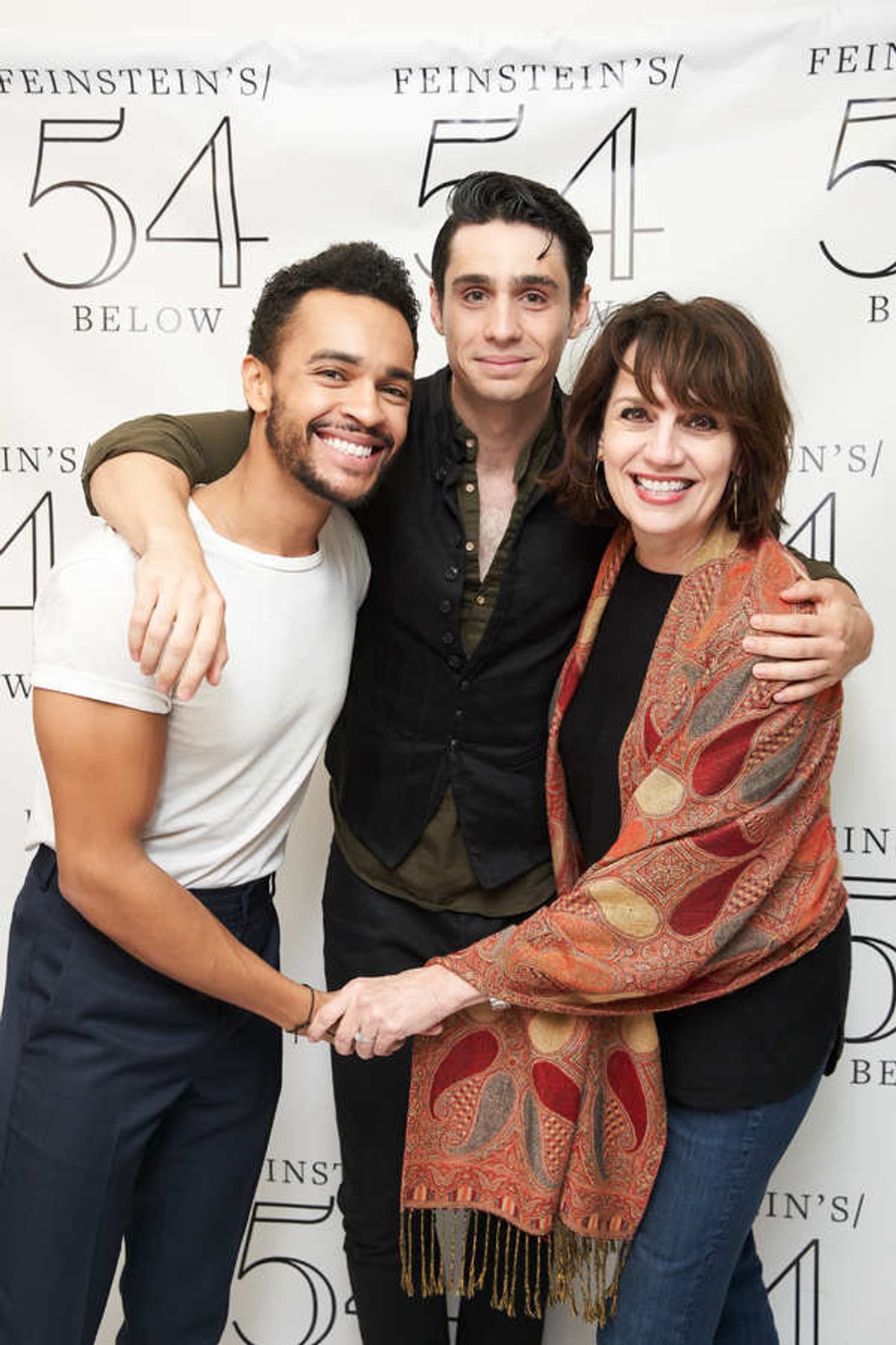 Noah Ricketts, Bobby Conte Thorton and Beth Leavel 
                at 