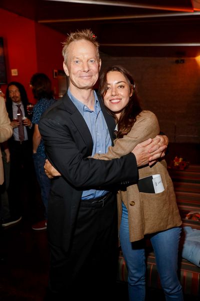 Bill Irwin and actor Aubrey Plaza Photo