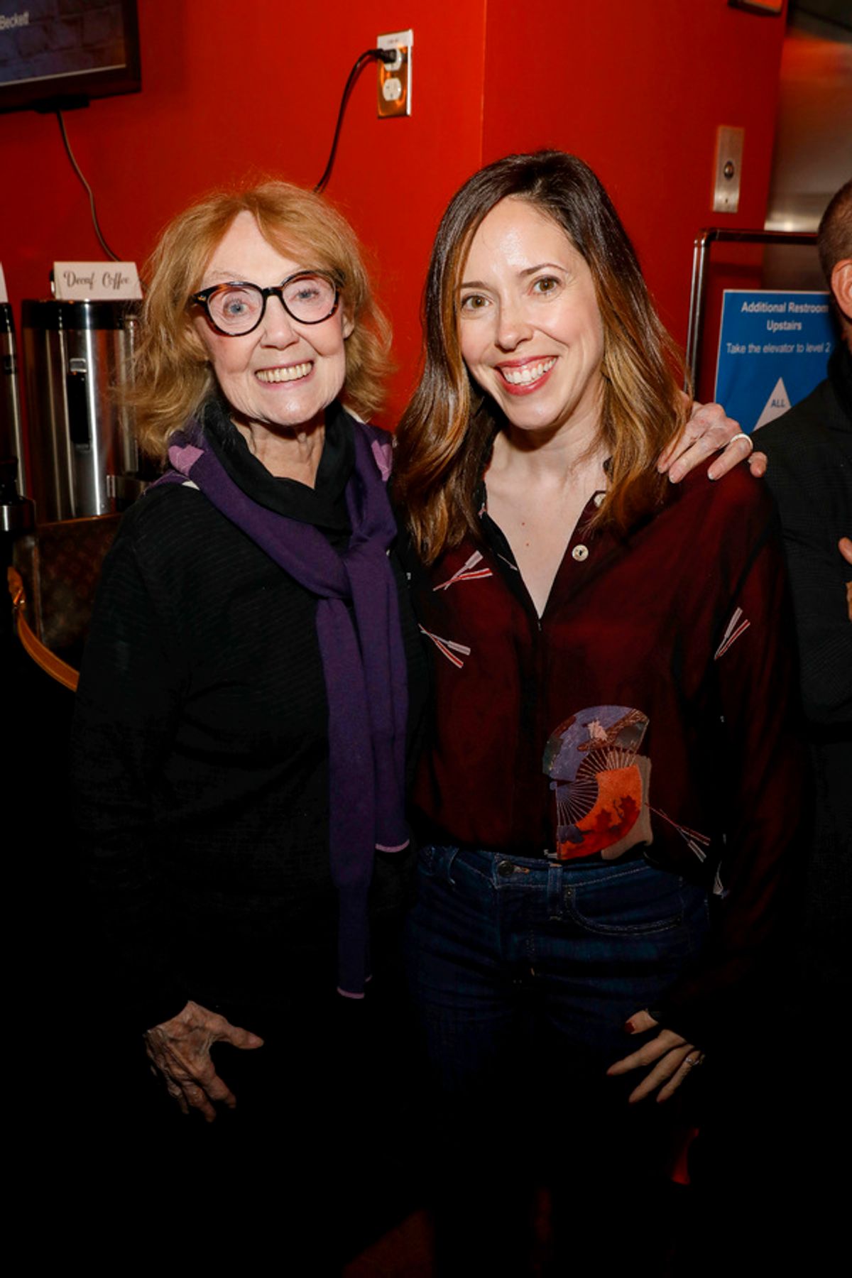 From left, Irish Repertory Theatre co-founder Charlotte Moore and Center Theatre Group Associate Artistic Director Lindsay Allbaugh  at 