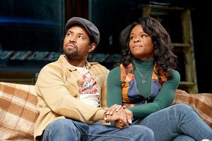 Photo of Amari Cheatom (Youngblood) and Nija Okoro (Rena) by Joan Marcus. Photo