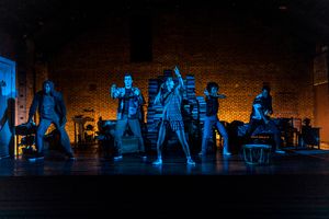 Maurice Jones, Zane Pais, Sadie Scott, Juliana Canfield and Christian Strange @ BroadwayWorld Maurice Jones, Zane Pais, Sadie Scott, Juliana Canfield and Christian Strange Photo