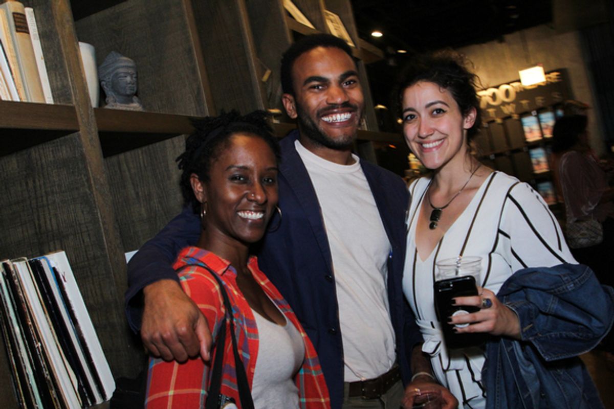 Celeste M. Cooper, Lowell Thomas and Christina El Gamal at 