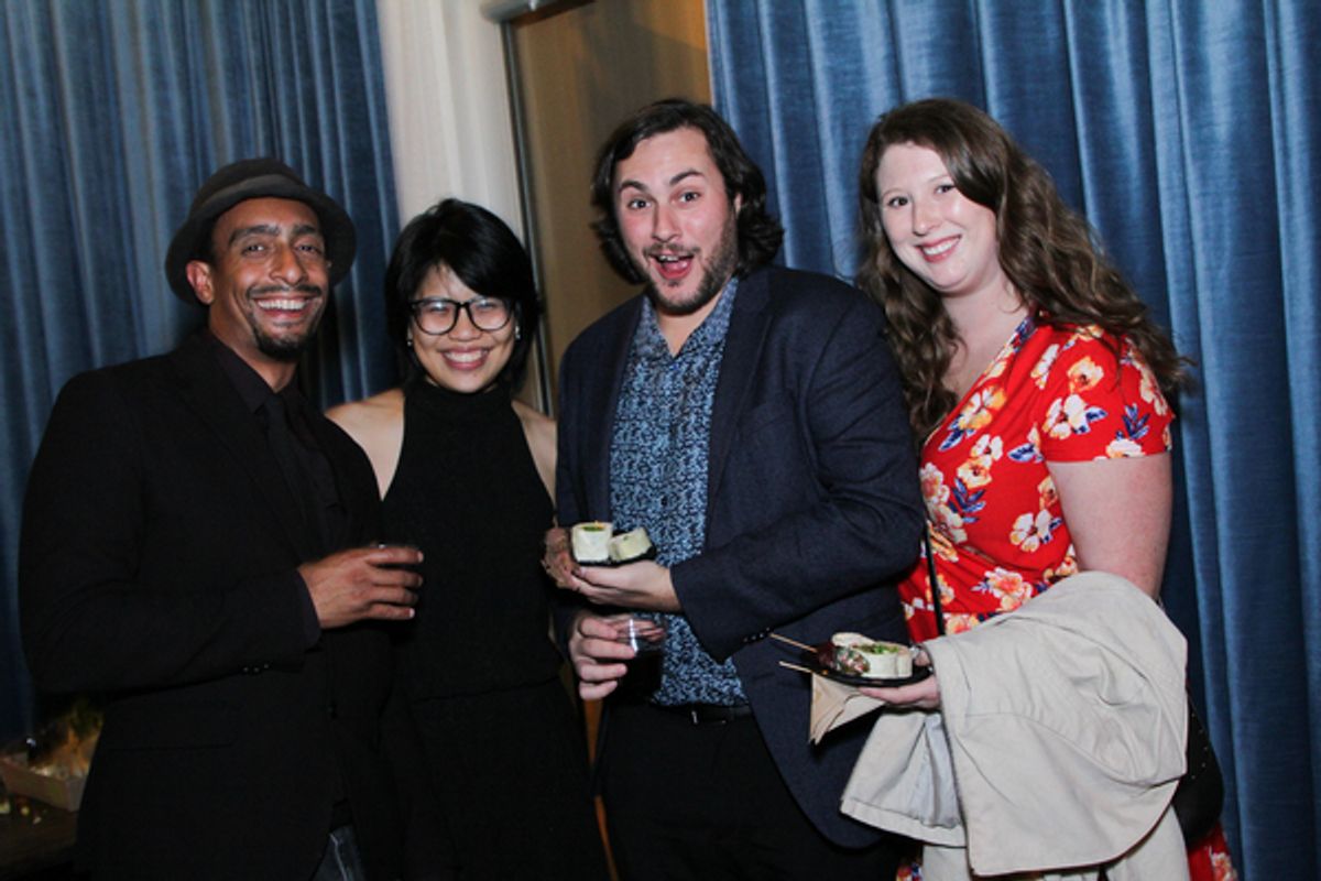 Rasean Davonte Johnson, Pornchanok (Nok) Kanchanabanca, Michael Commendatore and Katie Travers at 