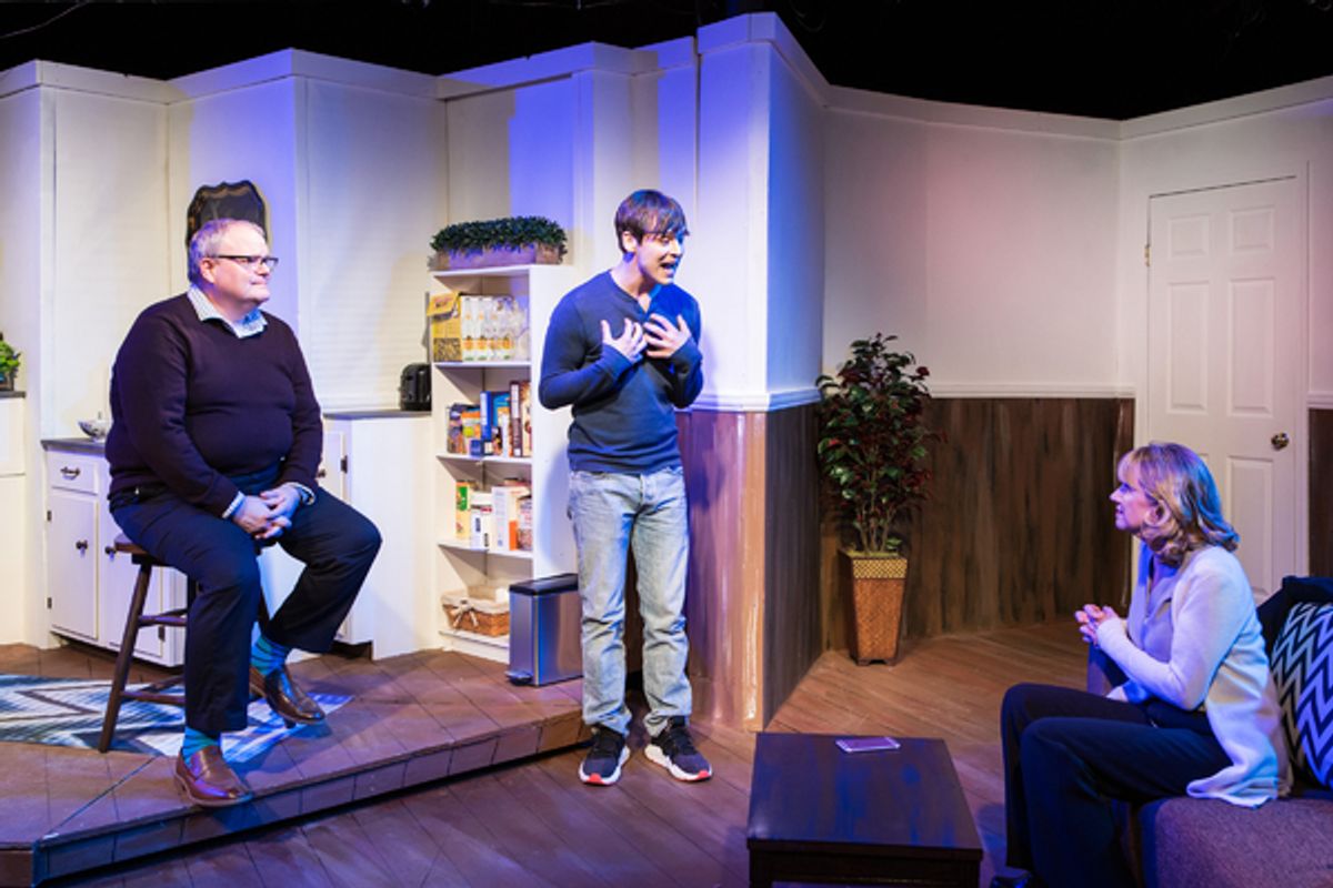 Joe Bailey, Jeremy Kucharek, and Diane Hill at 