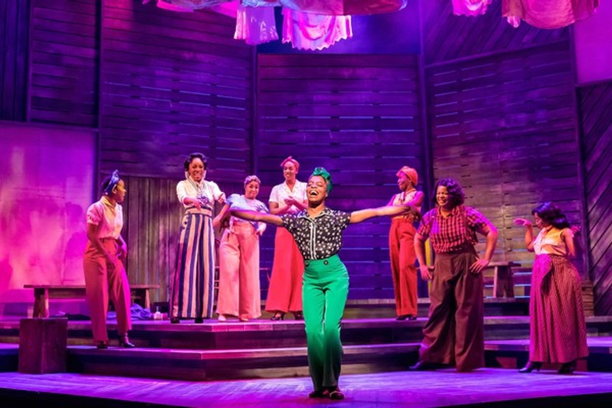 Eben K. Logan and the cast of The Color Purple at 