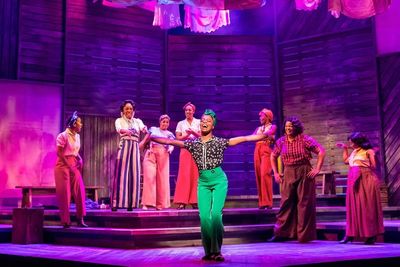Eben K. Logan and the cast of The Color Purple Photo