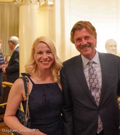 Maggie Mae Rosendale & William S. Hearst, Chairman of the Board Stecher Horowitz Foun Photo