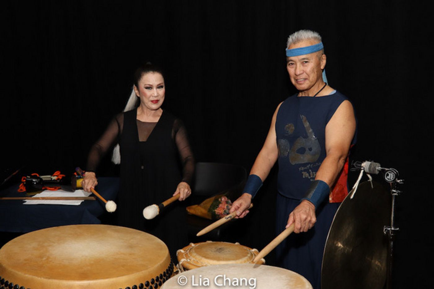 Photo Flash: Taiko Master Kenny Endo Performs With Keiko Fujii Dance Co. At The Theater At Gibney Photo Flash: Taiko Master Kenny Endo Performs With Keiko Fujii Dance Co. At The Theater At Gibney Image