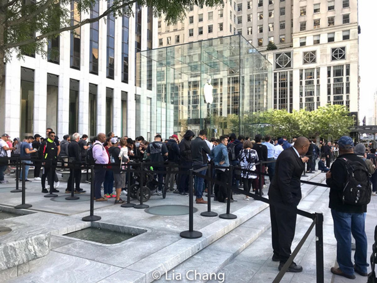 Grand reopening of Apple Fifth Avenue in New York on September 20, 2019 at 