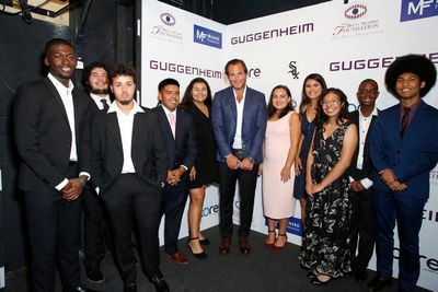 Will Arnett and Brent's Club scholarship winners Photo