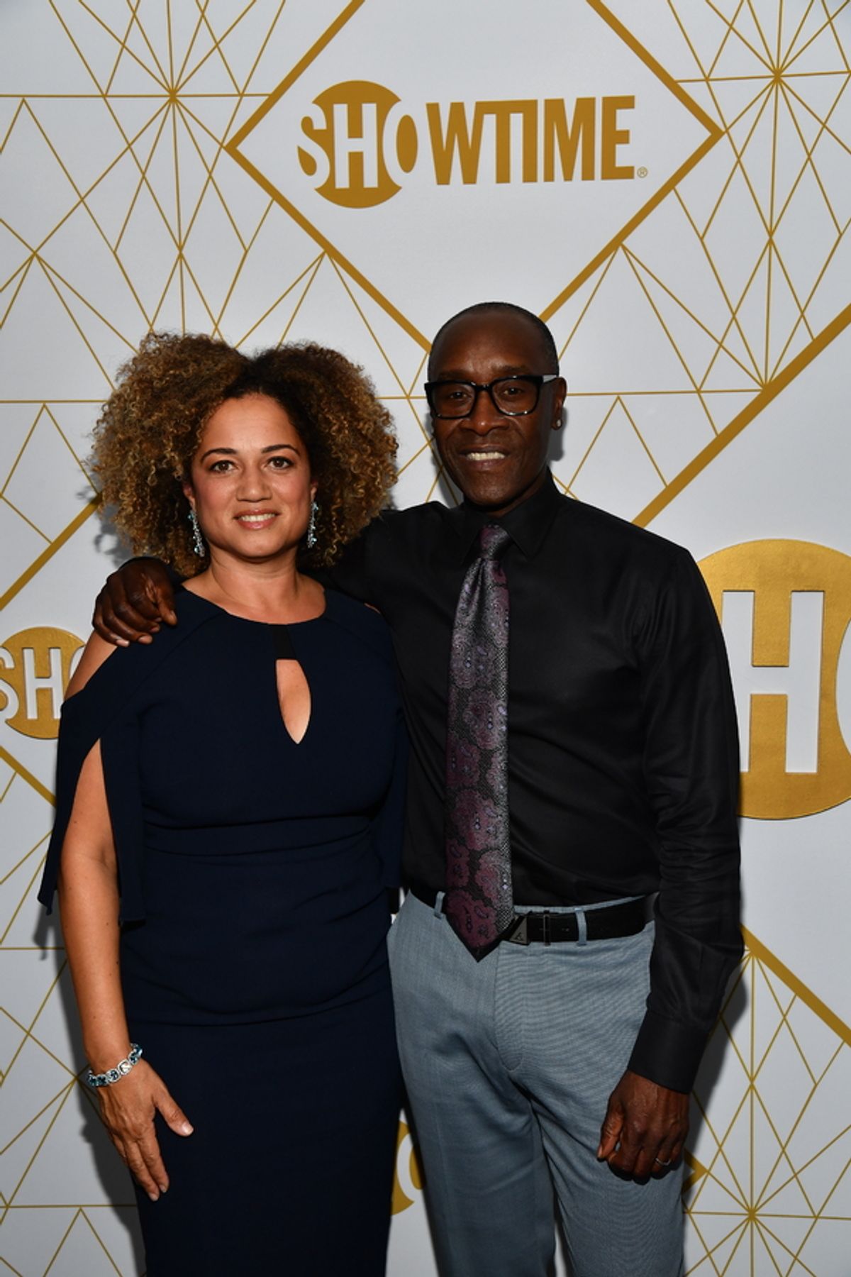 Bridgid Coulter and Don Cheadle at 