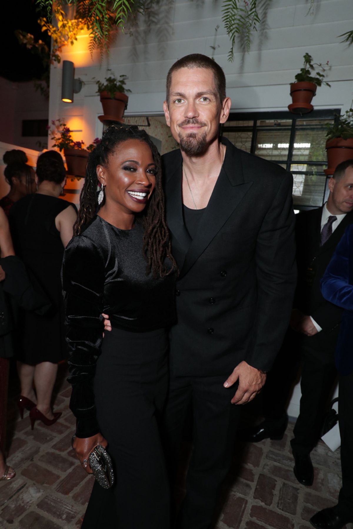 Shanola Hampton and Steve Howey at 