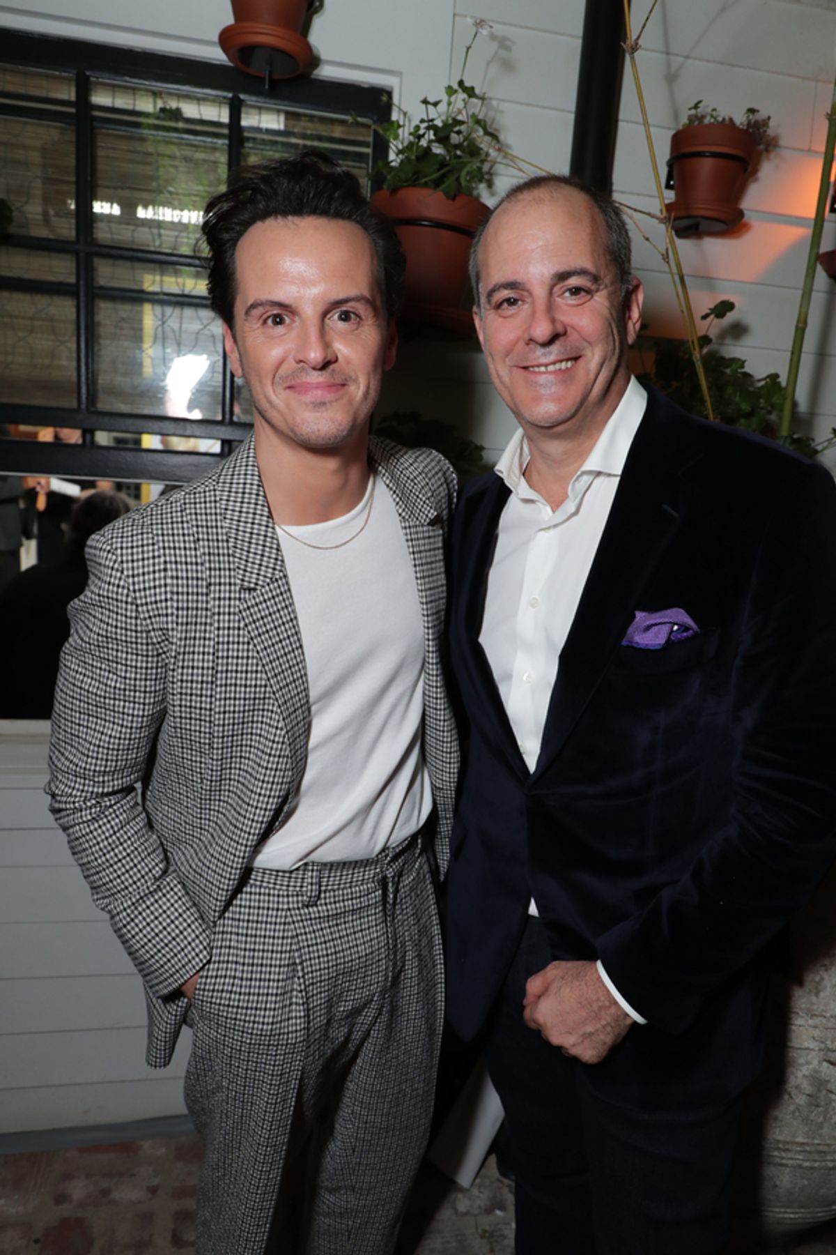 Andrew Scott and Chief Creative Office, CBS Corporation, Chairman and CEO of Showtime Networks Inc. David Nevins at 