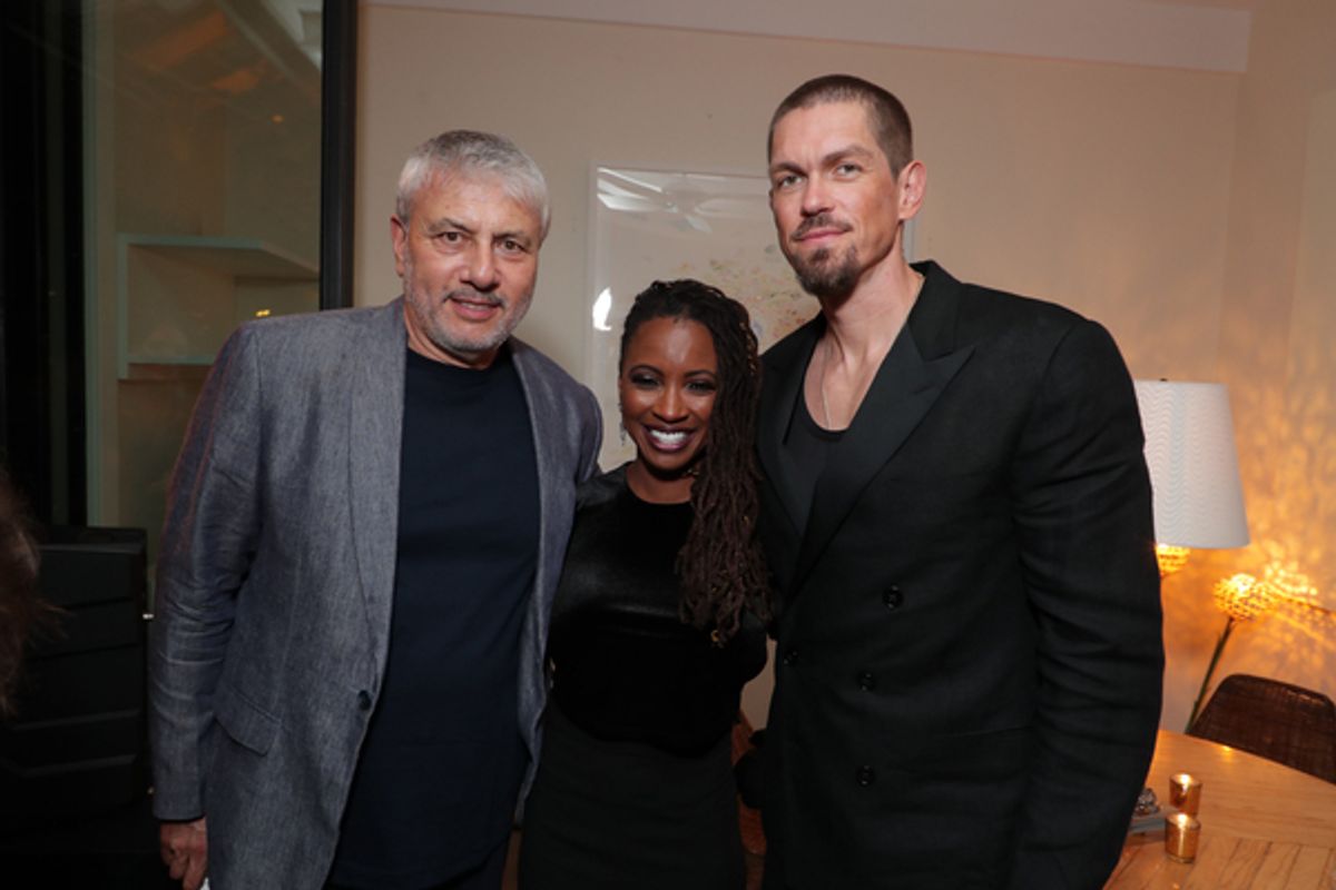 Gary Levine, Shanola Hampton and Steve Howey  at 