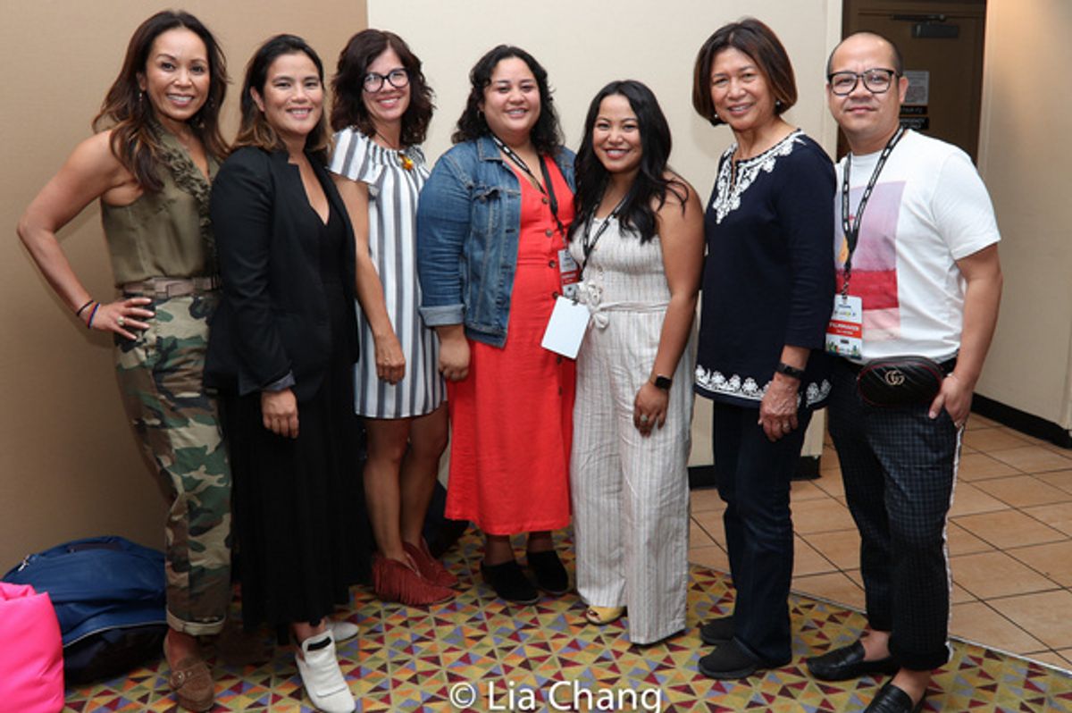 Karen Elizaga, Diane Paragas, Annie Howell, Cecilia R. Mejia, Kat Evasco, Loida Nicolas Lewis and Jeremiah Abraham.  at 