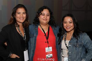 Director/Writer Diane Paragas, Lead Producer Cecilia R. Mejia and Moderator Kat Evasc Photo