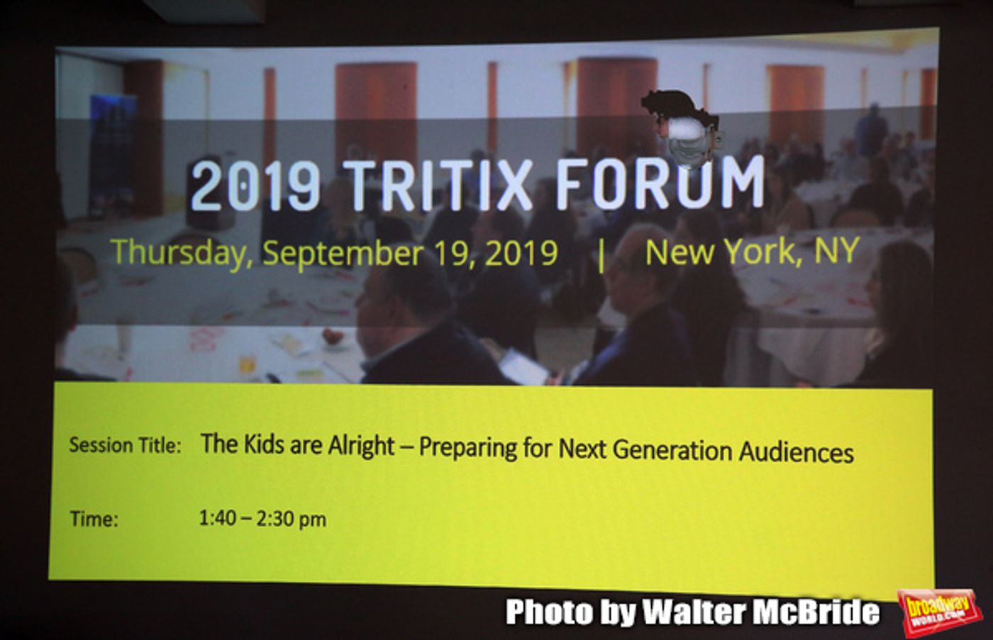 Photo Coverage: The First Annual Vince Rieger TriTix Industry Impact Award Presented at The TriTix Forum in NYC  Image