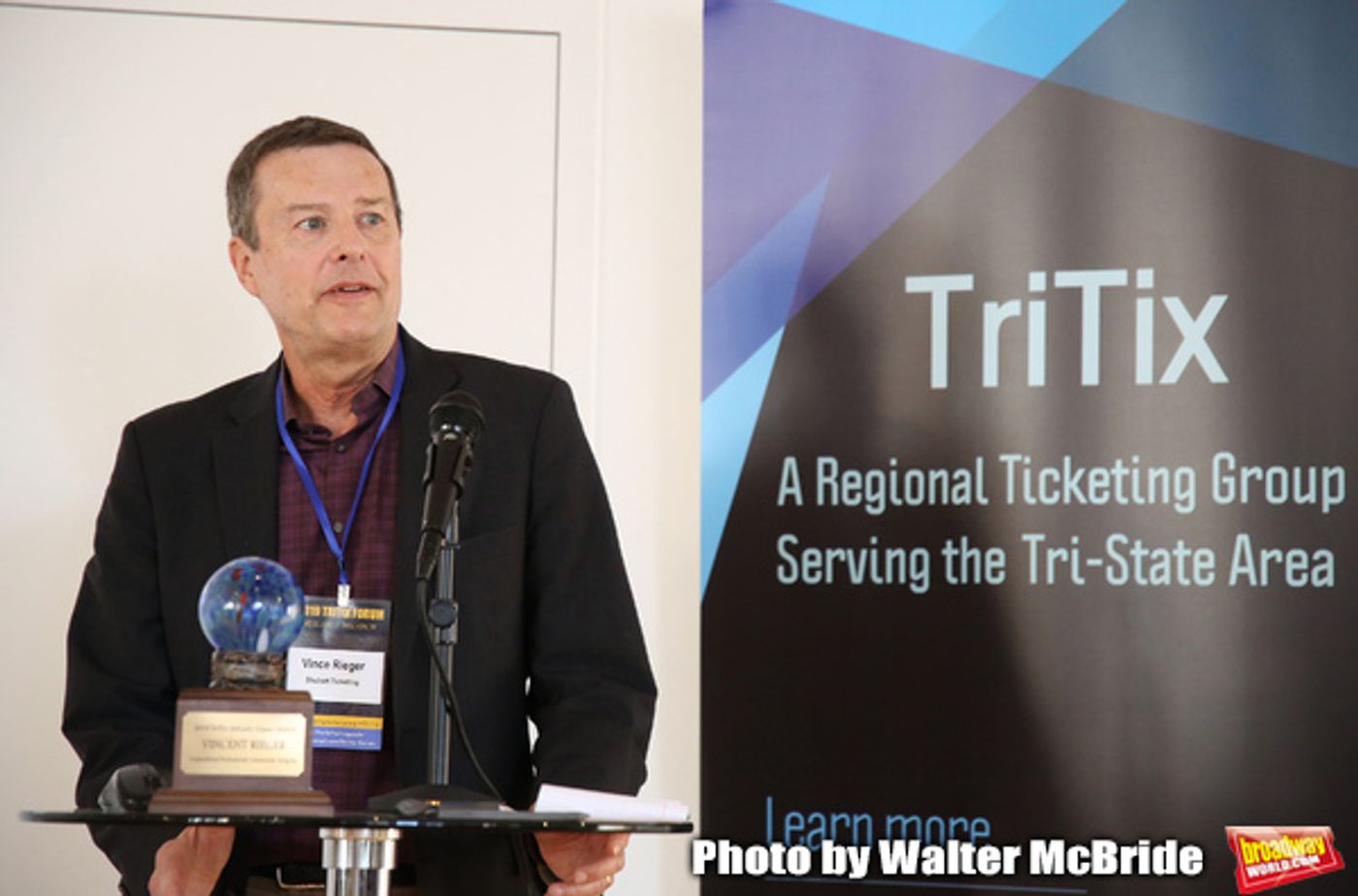 Photo Coverage: The First Annual Vince Rieger TriTix Industry Impact Award Presented at The TriTix Forum in NYC  Image