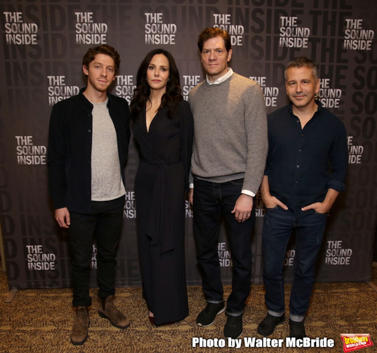 Will Hochman, Mary-Louise Parker, Adam Rapp and David Cromer at 