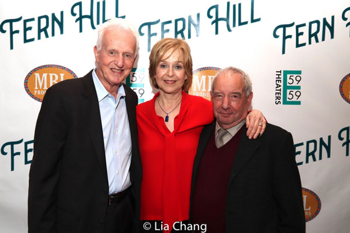 Tom Viertel, Jill Eikenberry and Playwright Michael Tucker at 
