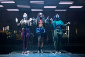 Cheyenne Isabel Wells, Brittany Campbell and Tickwanya Jones in Little Shop of Horror Photo