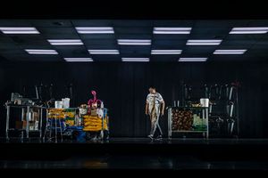 George Salazar as â€�"Seymourâ€ in Little Shop of Horrors. Photo