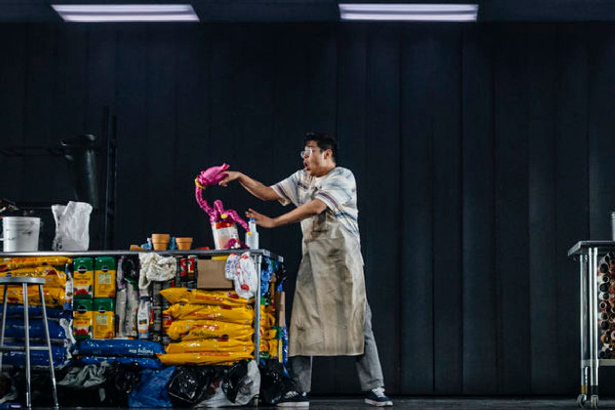 George Salazar as â€�"Seymourâ€ in Little Shop of Horrors. at 