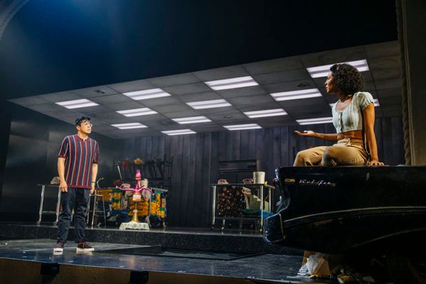 George Salazar as ??Seymour?? and Mj Rodriguez as ??Audrey?? in L Photo