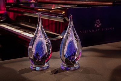 Songbook Hall of Fame awards were presented to Paul Williams and Mercedes Ellington,  Photo