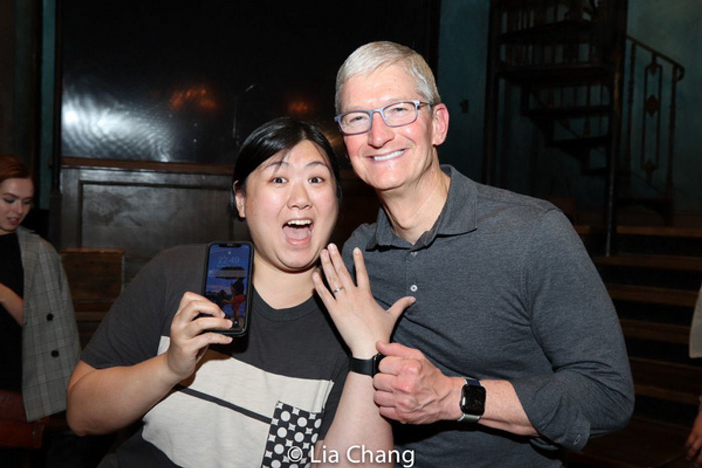 Photo Flash: Apple CEO Tim Cook Goes Way Down To HADESTOWN  Image