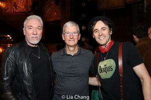 Patrick Page, Apple''s CEO Tim Cook and Reeve Carney @ BroadwayWorld Patrick Page, Apple''s CEO Tim Cook and Reeve Carney Photo