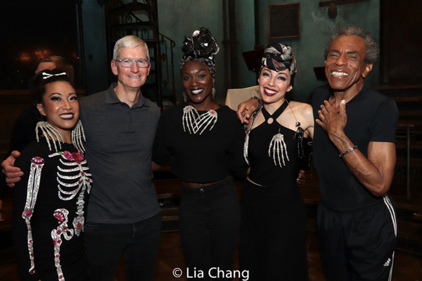 Photo Flash: Apple CEO Tim Cook Goes Way Down To HADESTOWN  Image