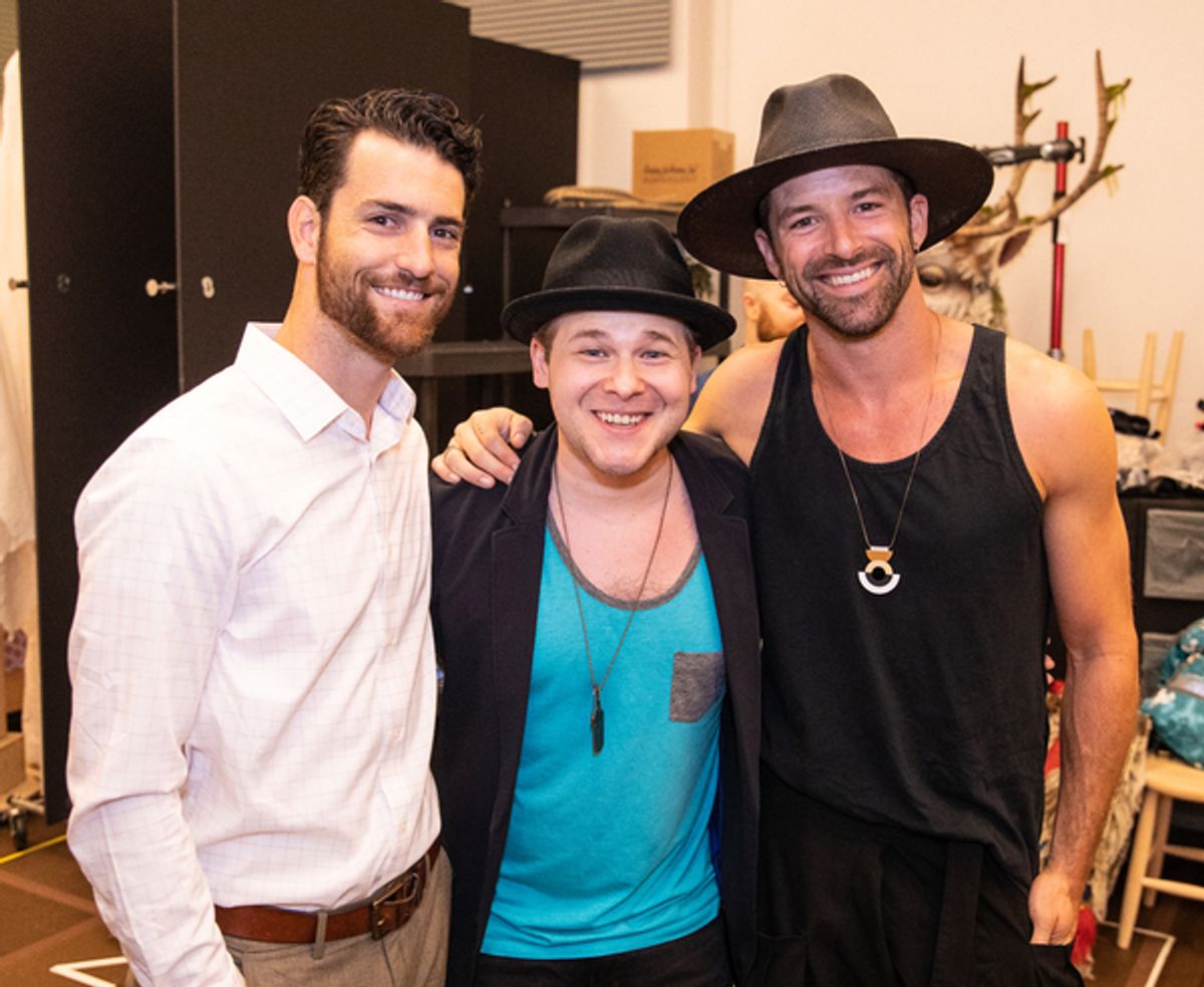 Evan Strand, F. Michael Haynie, Collin Baja at 