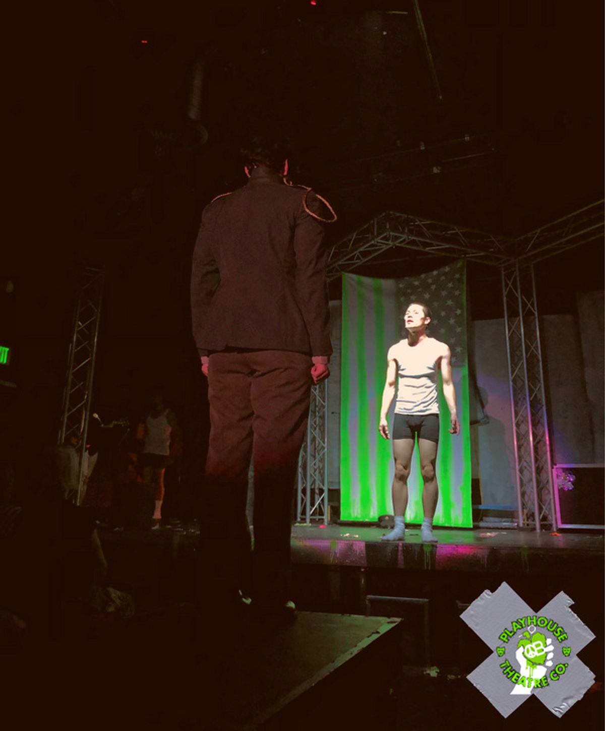 Diego Castro as Favorite Son and Kevin Phan as Tunny.  Photo by Shaun Tuazon at 