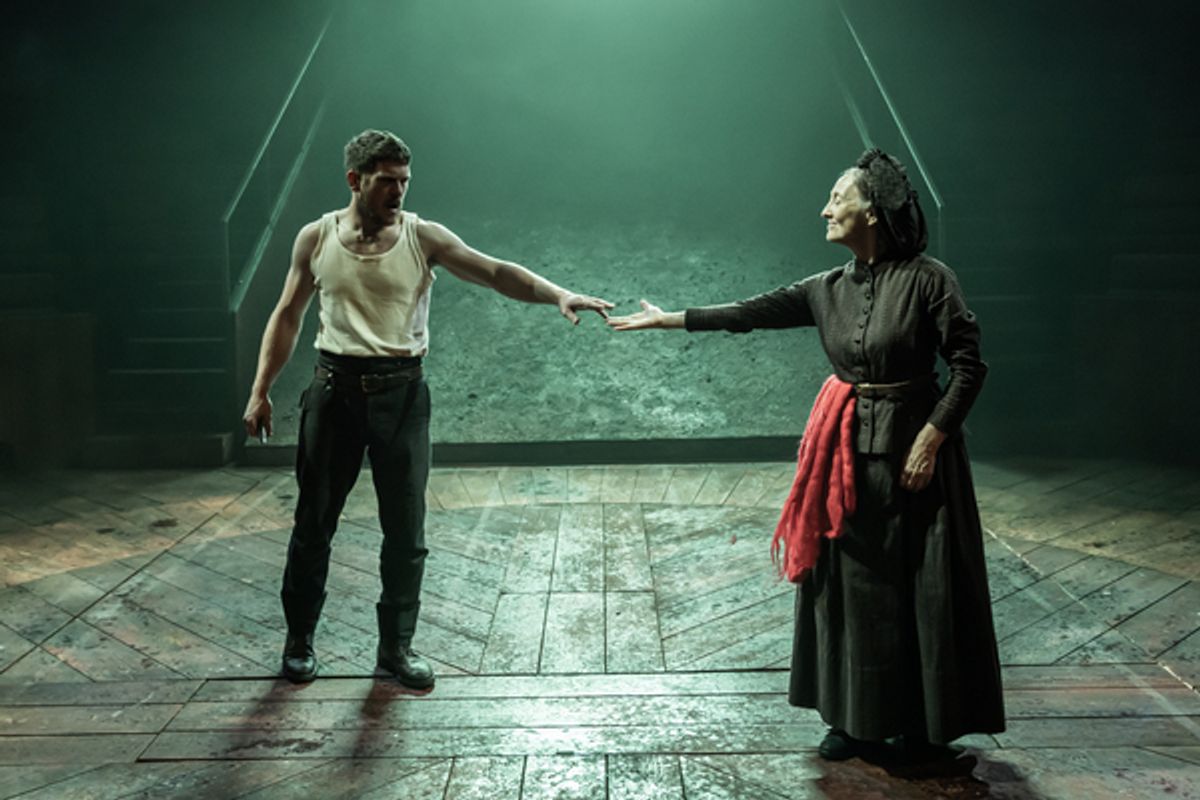 David Walmsley and Brid Brennan at 