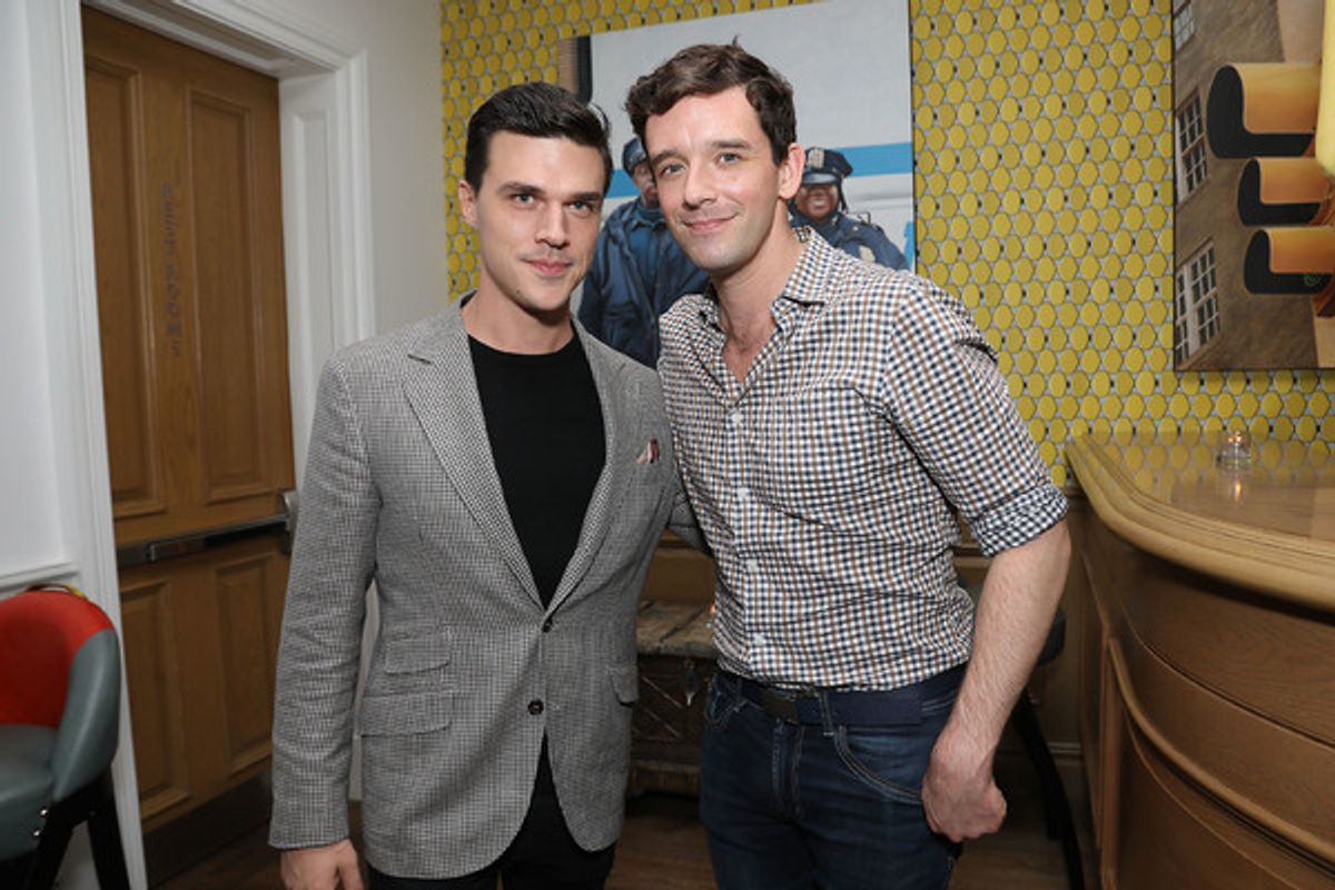 Finn Wittrock, Michael Urie at 