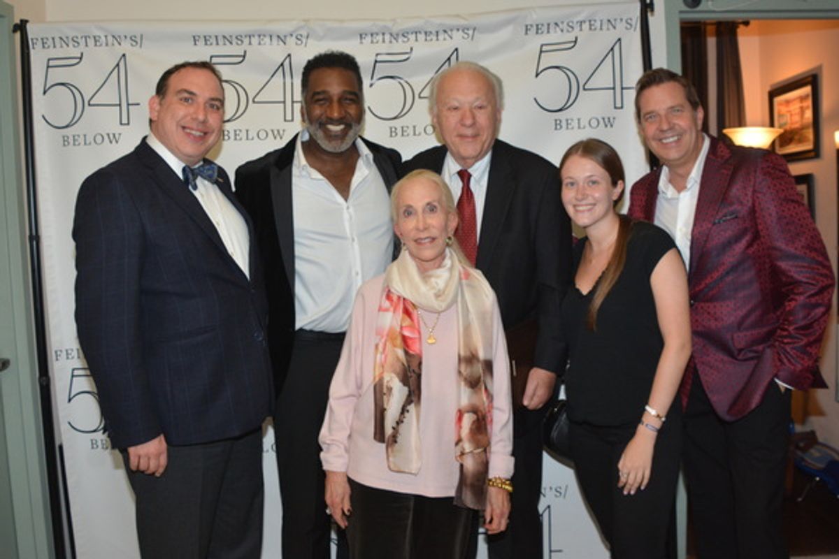 Norm Lewis, Ron Schaefer, Steven Reineke and Ron's family at 