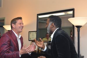 Steven Reineke and Norm Lewis @ BroadwayWorld Steven Reineke and Norm Lewis Photo